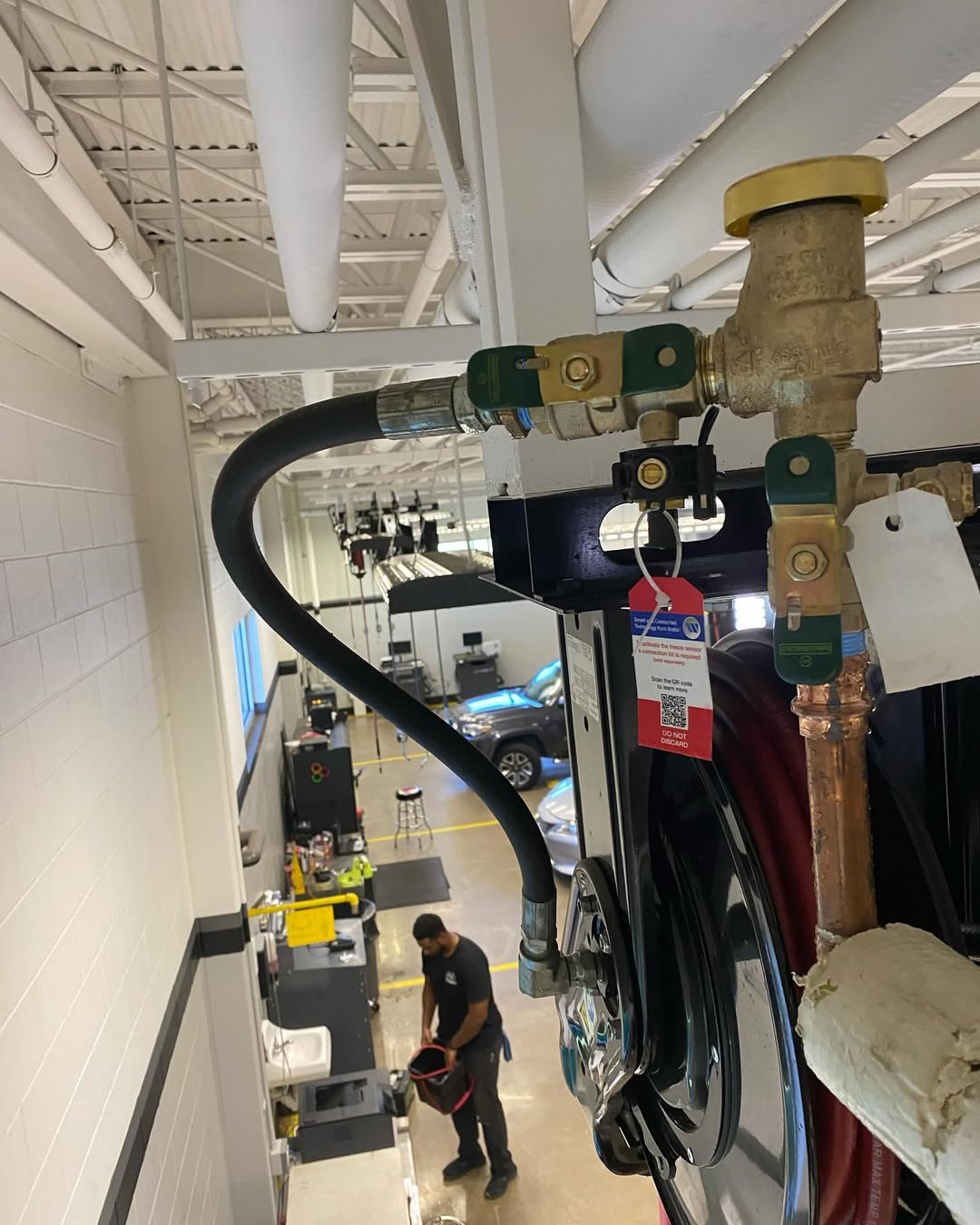 Commercial mechanical room work